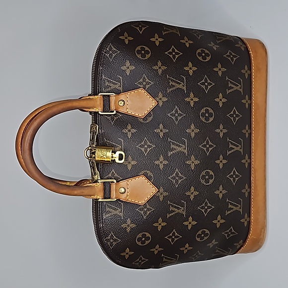 Authentic Louis Vuitton LV Alma PM Monogram Handbag Tote w/ Dust bag, Lock & Key - Picture 1 of 17